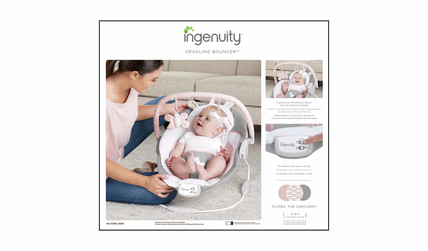 Unicorn sales baby bouncer