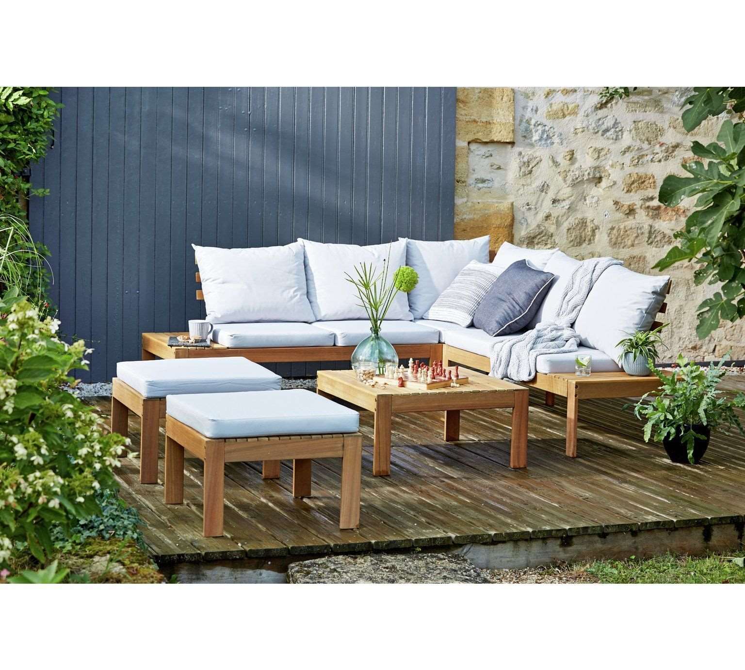 6 seater store wooden sofa set