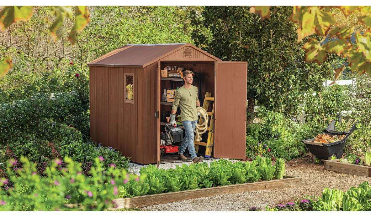 Keter Darwin Garden Storage Shed 6 x 8ft