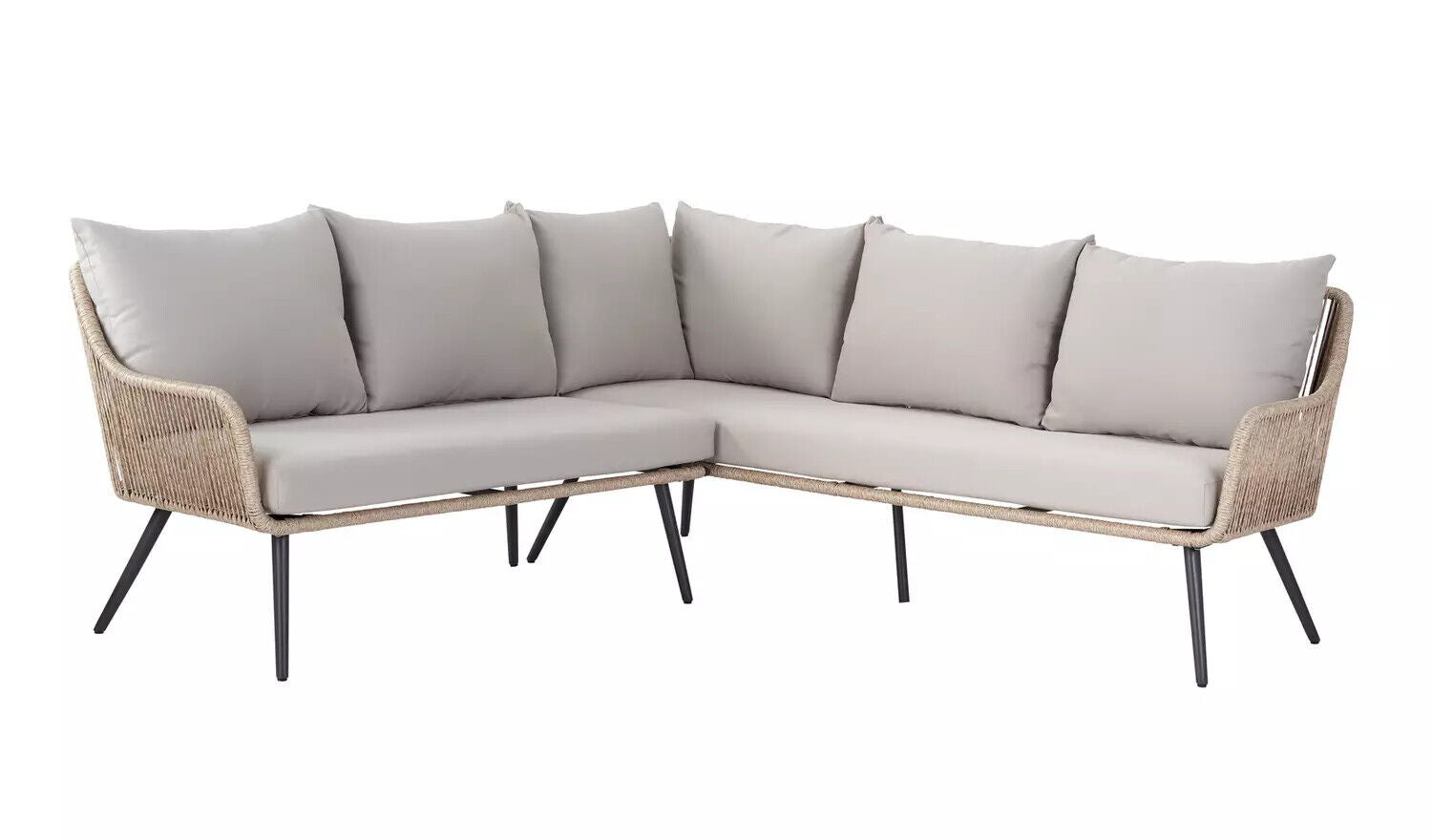 Malta 6 seater steel corner sofa new arrivals