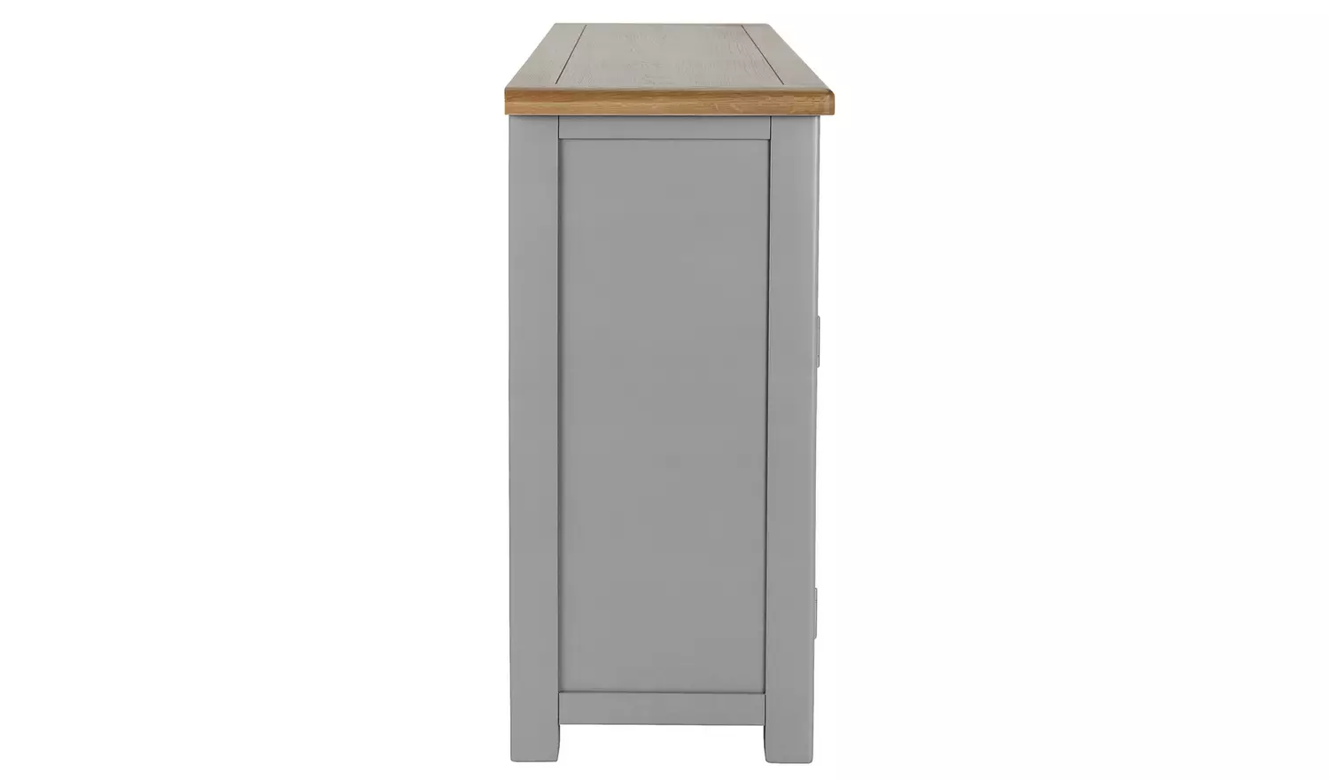 Habitat Kent 3 Door 3 Drawer Sideboard-Light Grey.